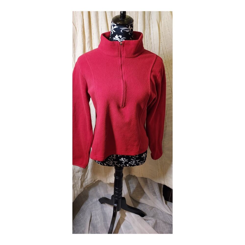 Athletic Works 1/2 Zip Women's Athleisure Fleece Pullover Size L (12 -14)